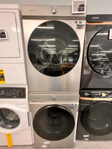 Samsung laundry pair – silver steel. SALAUDVE53BB8700t