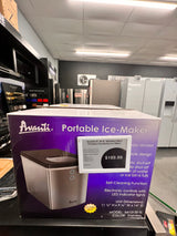AVANTI 8 inch 25 pound stainless steel, portable countertop icemaker. IM1213S-IS