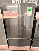 SCRATCH AND DENT SAMSUNG BLACK STAINLESS STEEL FRENCH DOOR REFRIGERATOR RF28T5001SG
