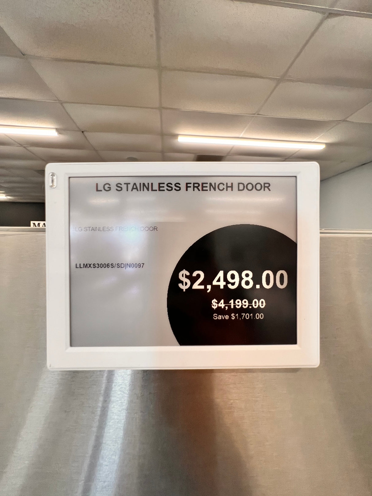 Copy of LG STAINLESS FRENCH DOOR LLMXS 3006S/SD