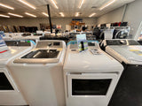 GE white top load laundry pair. GTW720BSNWSS/GTD72EBSNWS