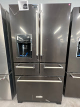 KRMF706EBS kitchenAid 25.8 ft.³ black stainless steel with print shield finish French door refrigerator.
