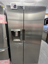 MRS26D5AST MIDEA , 26.3 ft.³ stainless steel side-by-side refrigerator.