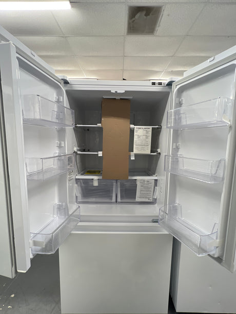 RF18A5101WW SAMSUNG 17.5 Cu. ft fingerprint resistant, white counter depth, the French door refrigerator