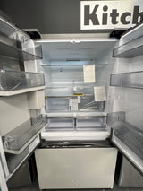 RF30BB660012AA Samsung bespoke 30 ft.³ white glass, three door French door refrigerator with beverage center