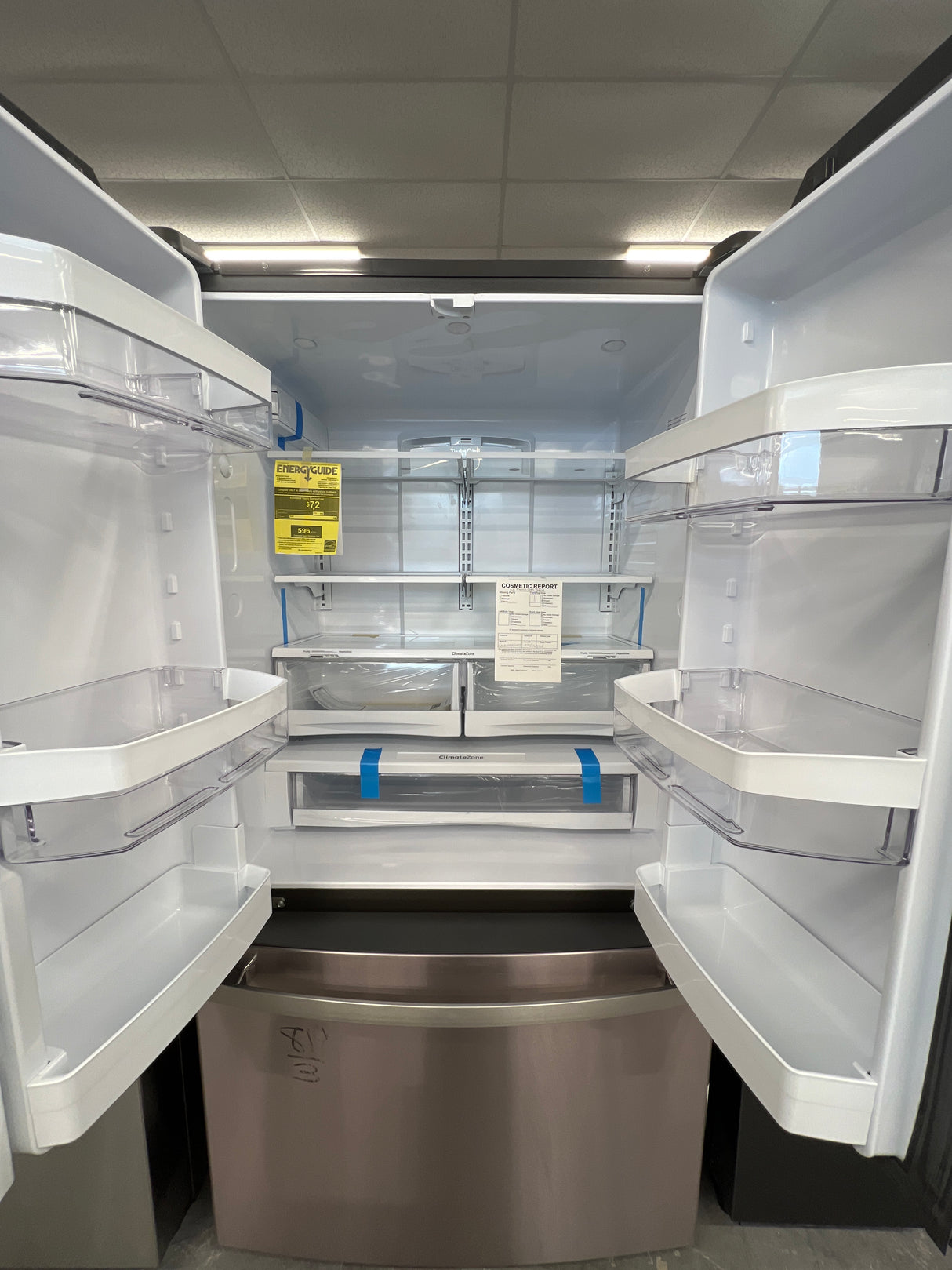 GE Profile Refrigerators - Counter Depth French Door 23.1 Cu Ft - PWE23KYNFS
